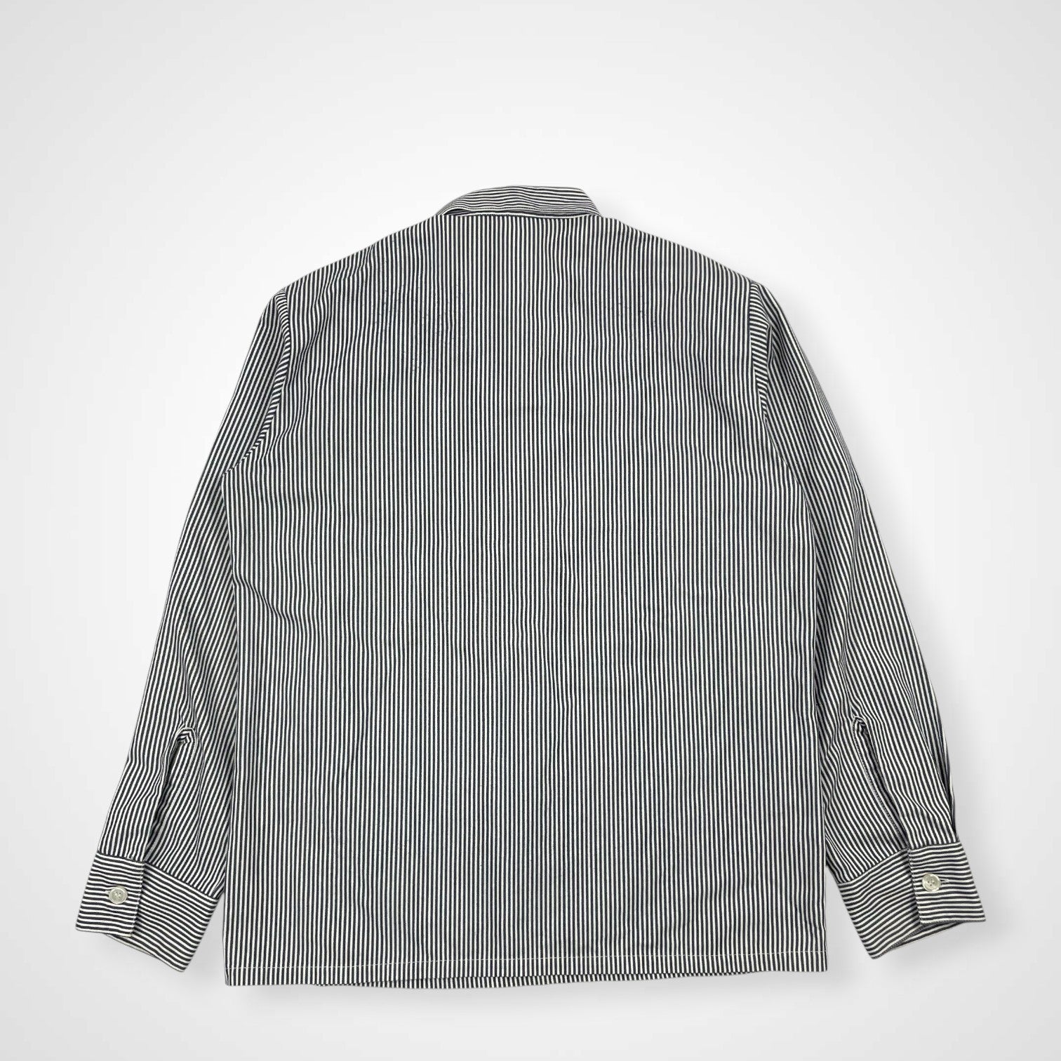 BEN DAVIS ベンデイビス / ハーフジップヒッコリーシャツジャケット 日本製 SIZE：M