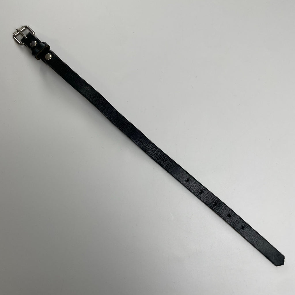 MAISON EUREKA メゾン エウレカ / OILED LEATHER CHOKER レザーチョーカー ブラック