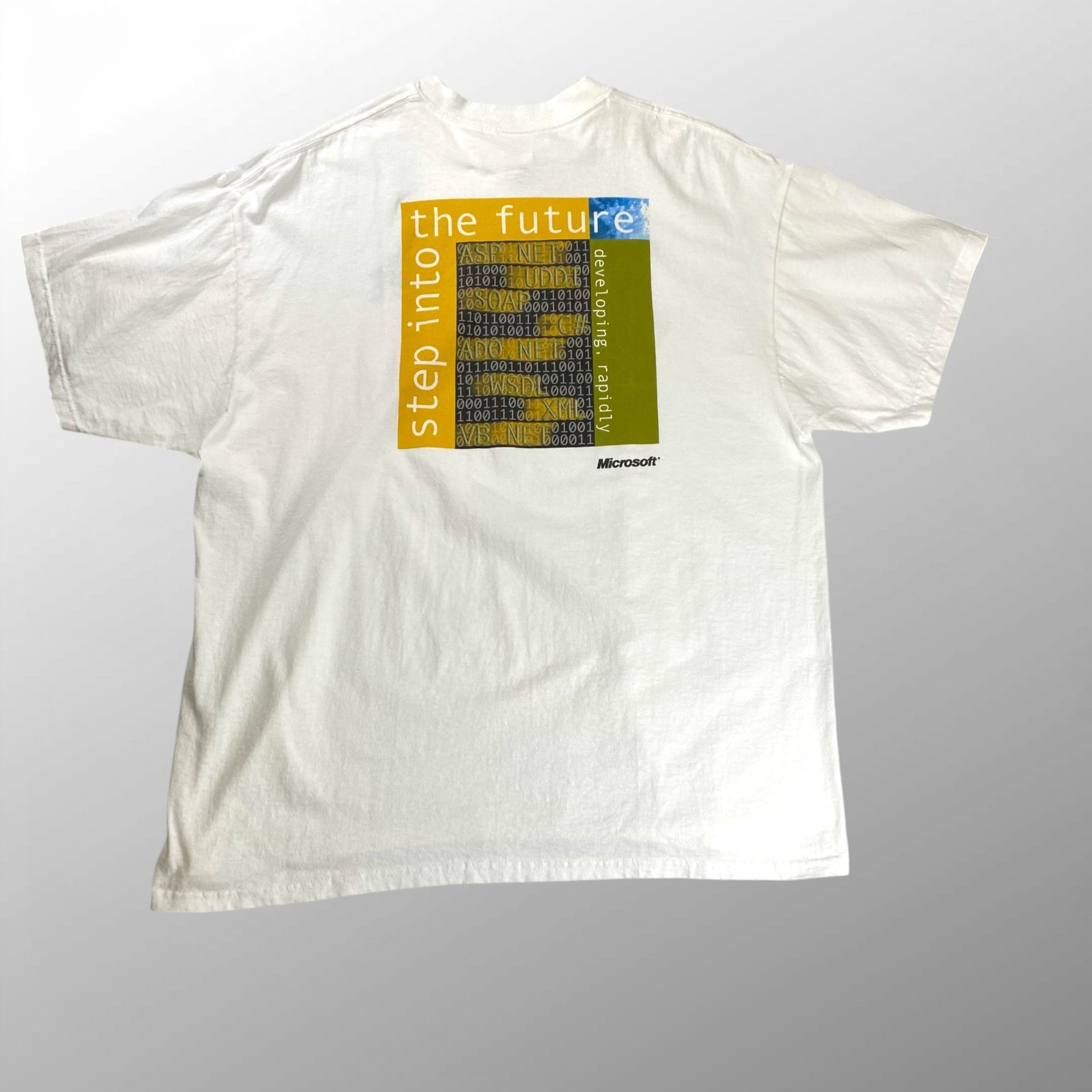 00s VINTAGE / Microsoft .net TEE Tシャツ 企業モノ 両面プリント SIZE:XL