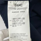 OAMC / system shirt ブラック 参考定価：60,000程度 SIZE:L