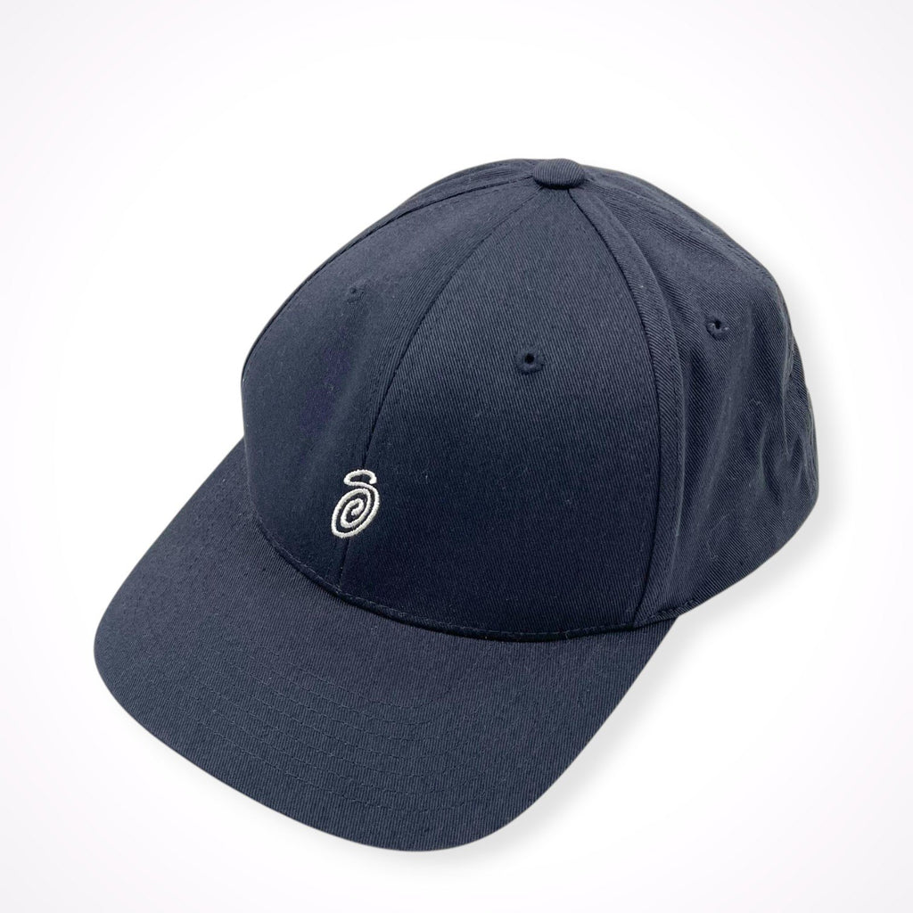 stussy / Swirly S Low Pro Cap Sロゴキャップ ネイビー