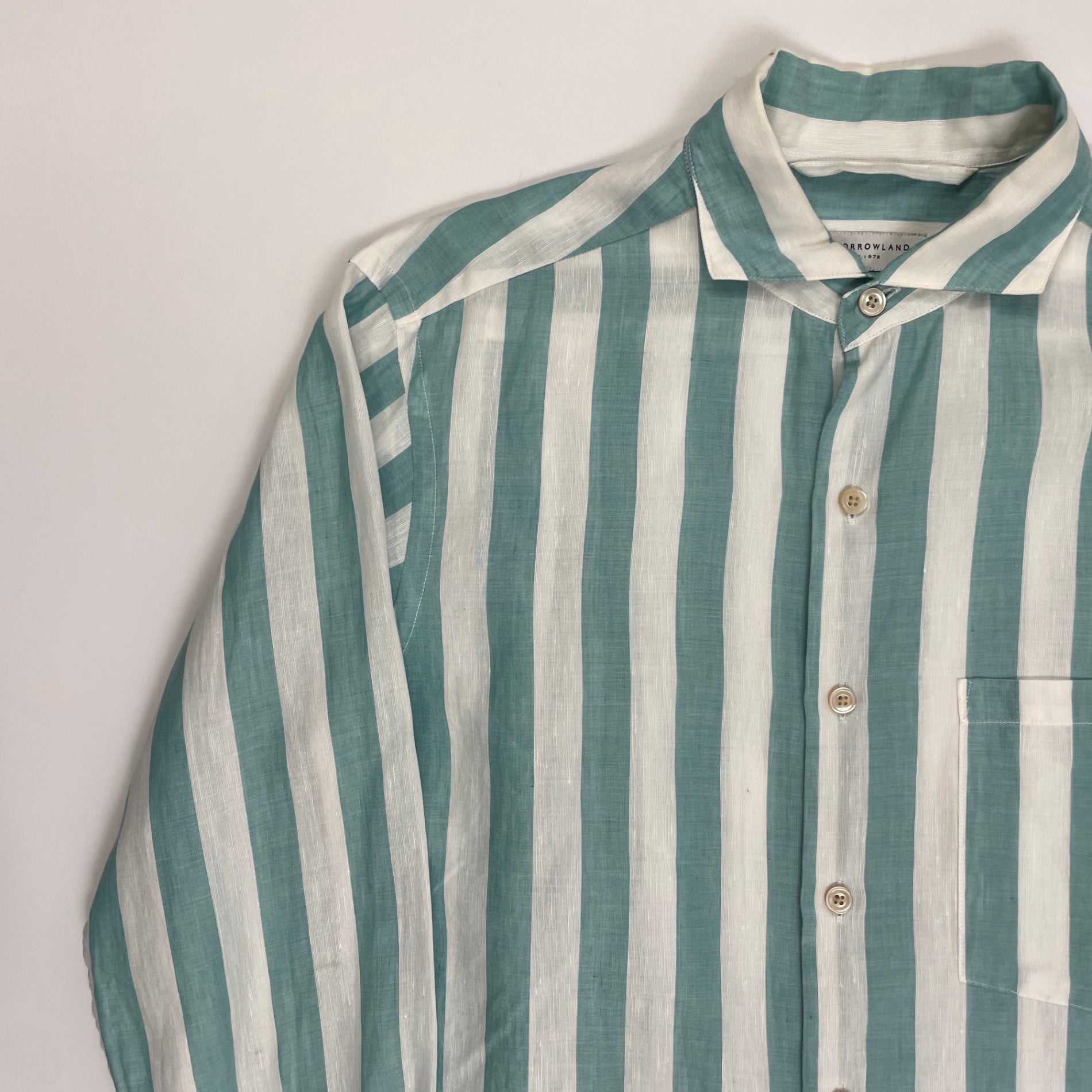 TOMORROWLAND トゥモローランド / コットンリネンシャツ  参考定価：15,000+tax SIZE:XS