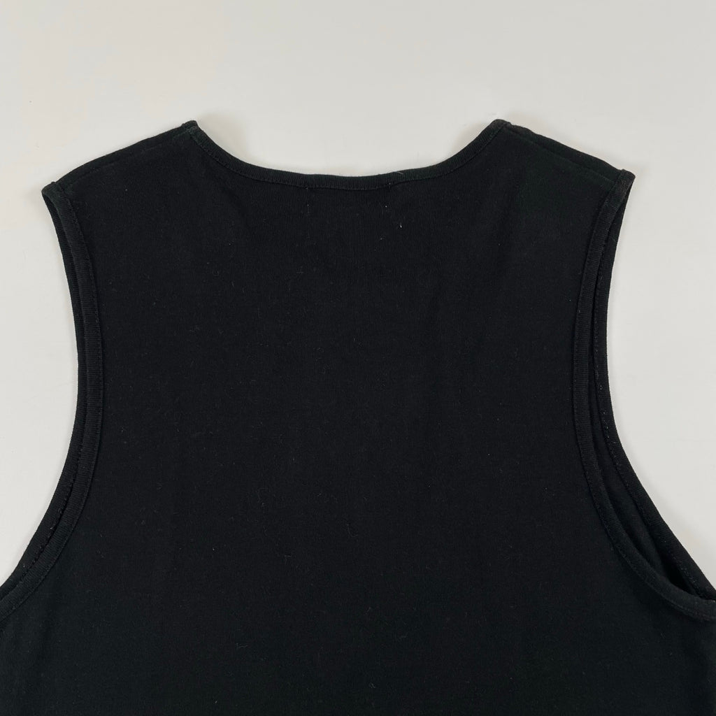 yohji yamamoto POUR HOMME / 07SS タックノースリーブTEE SIZE:3