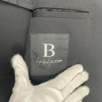 B yohji yamamoto / 21AW ウールギャバ GABARDINE B-DOUBLE ZIP 参考定価：122,000+tax SIZE：3