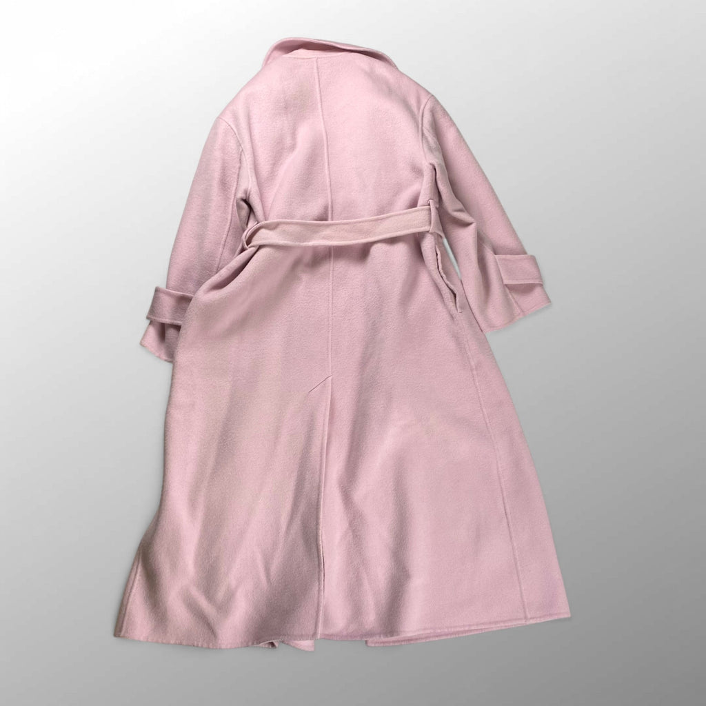 FRAY ID フレイアイディー / ウールカシミアトレンチリバーコート ピンク 参考定価：46,000+tax SIZE:0