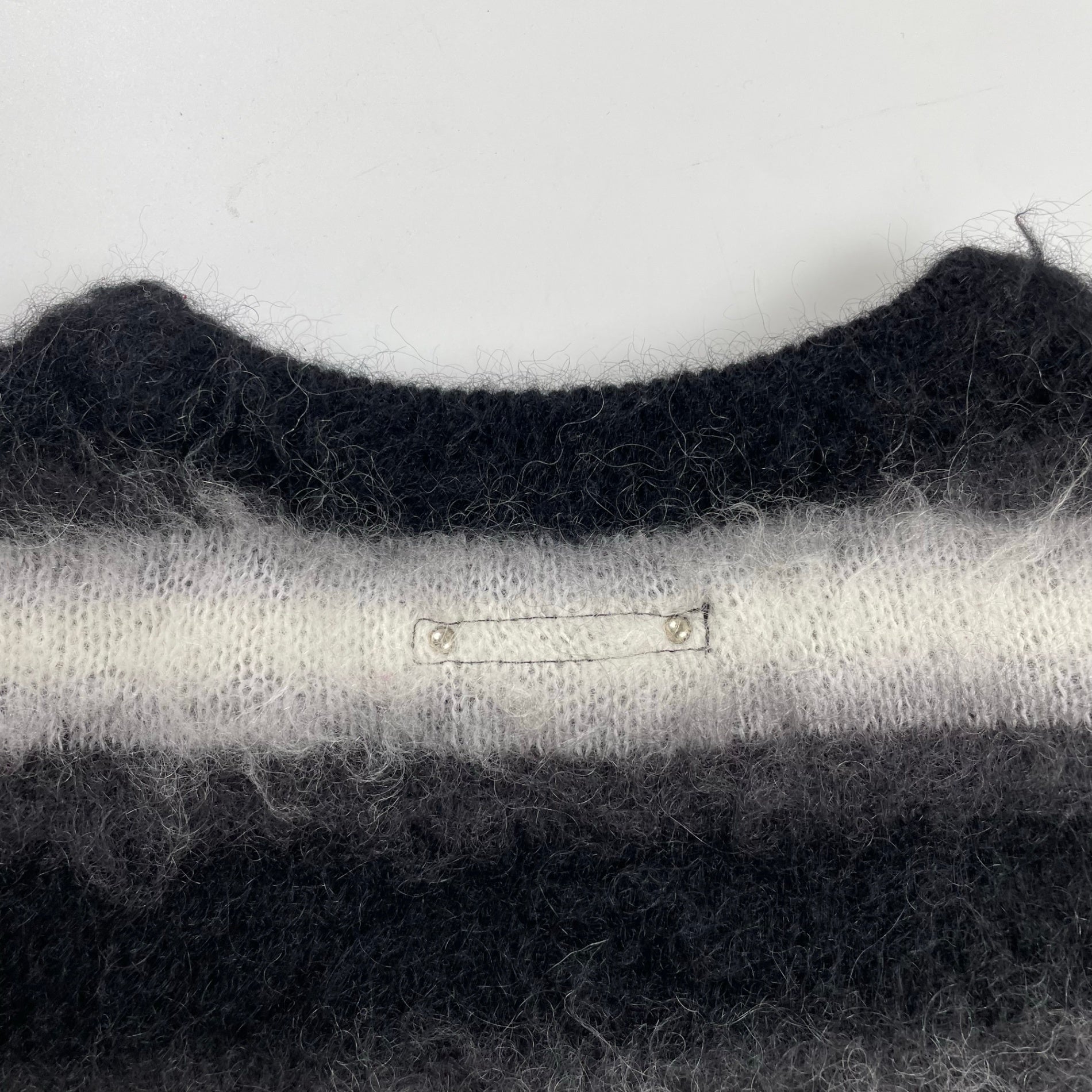 MINEDENIM マインデニム / Blurry Border Mohair Knit Pullover モヘヤMIX 参考定価：48,000+tax SIZE:2