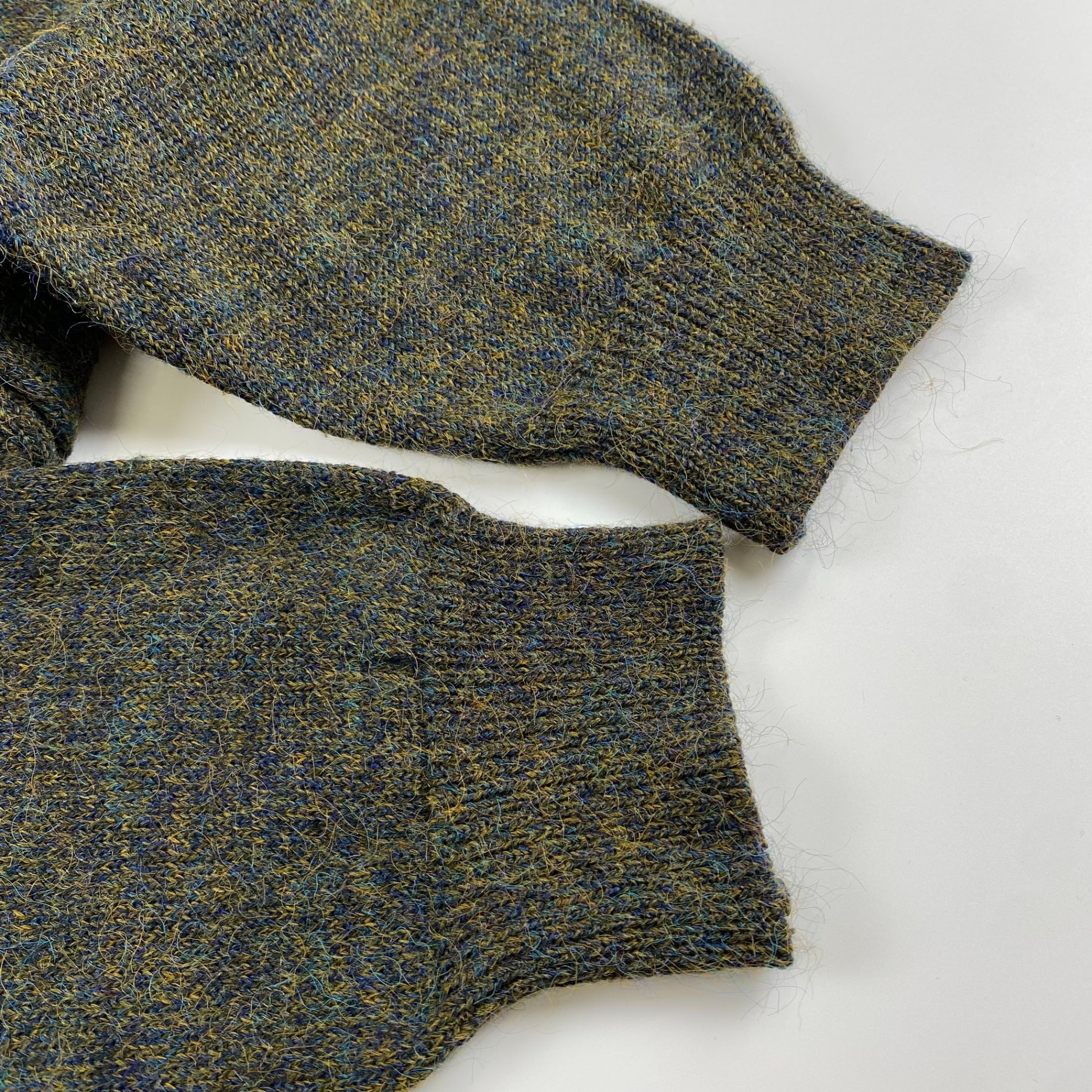 【VINTAGE】 CHAIRMAN チェアマン / フランス製生地 ブロックチェックヴィンテージカーディガン SIZE:XL