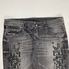 ERMANNO SCERVINO / ビジューデザインデニムパンツ 参考定価：110,000程度 SIZE:42