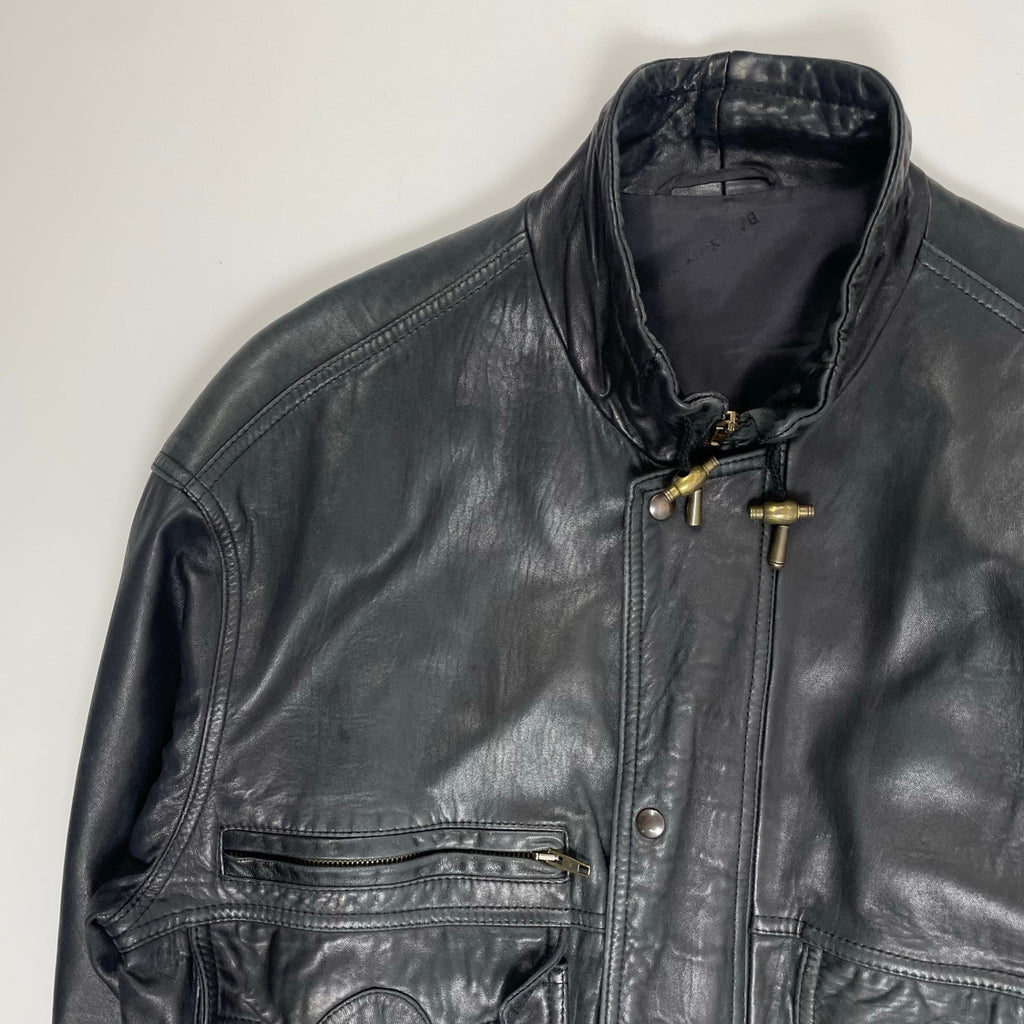 BALLY バリー / ヴィンテージ短丈レザーブルゾン 参考定価：300,000程度 SIZE：46