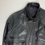 BALLY バリー / ヴィンテージ短丈レザーブルゾン 参考定価：300,000程度 SIZE：46