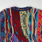 BONZO / ヴィンテージ3Dマルチニット 参考定価：60,000程度 SIZE:XL