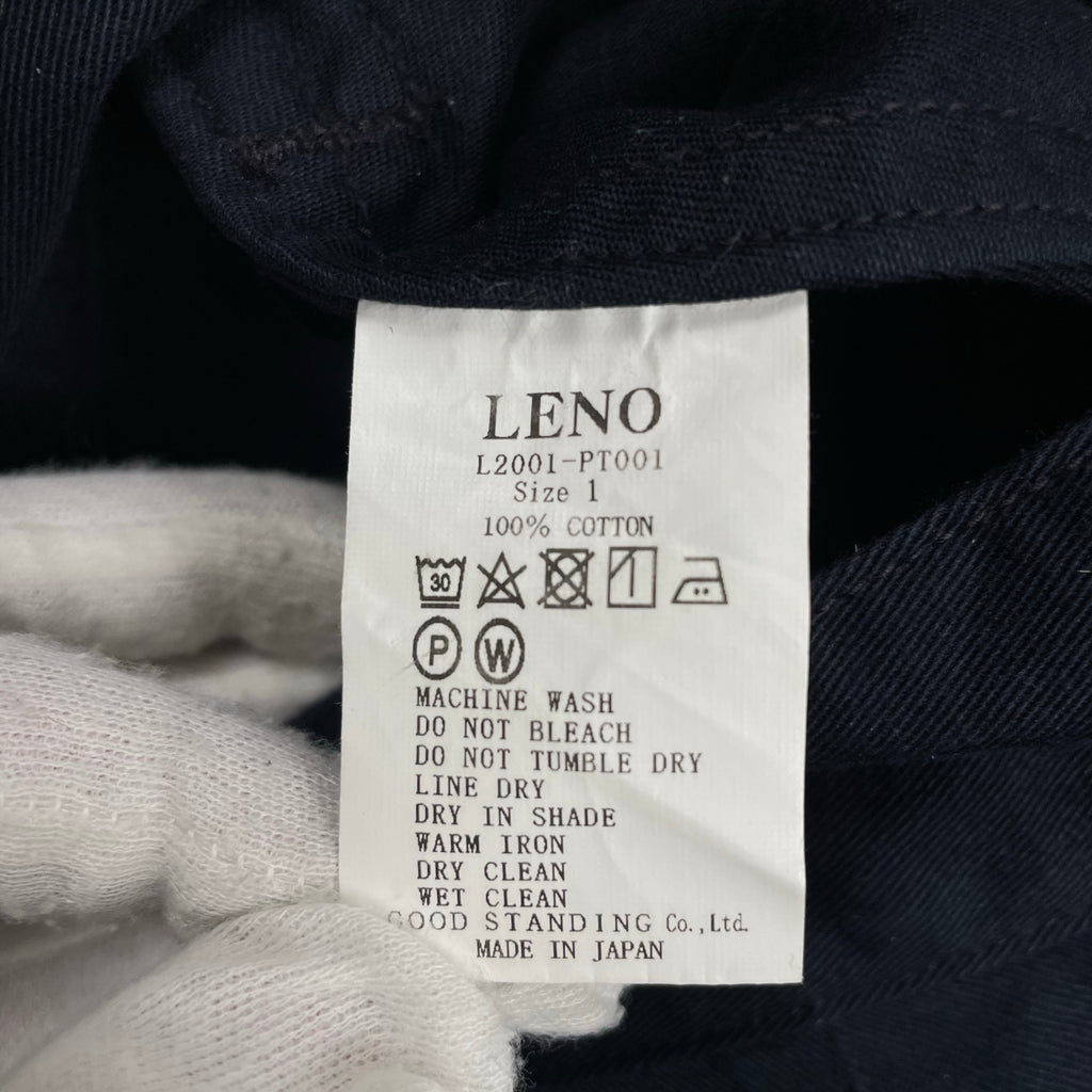 LENO リノ / Double Belted Gurkha Trousers グルカパンツ ネイビー 参考定価：23,000+tax SIZE:1