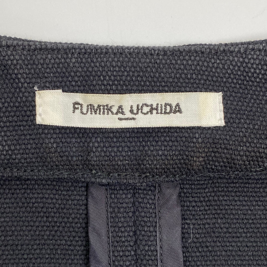 FUMIKA UCHIDA フミカ ウチダ / COTTON/LINEN NO COLLAR JACKET ノーカラージャケット SIZE:36