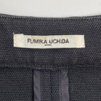 FUMIKA UCHIDA フミカ ウチダ / COTTON/LINEN NO COLLAR JACKET ノーカラージャケット SIZE:36