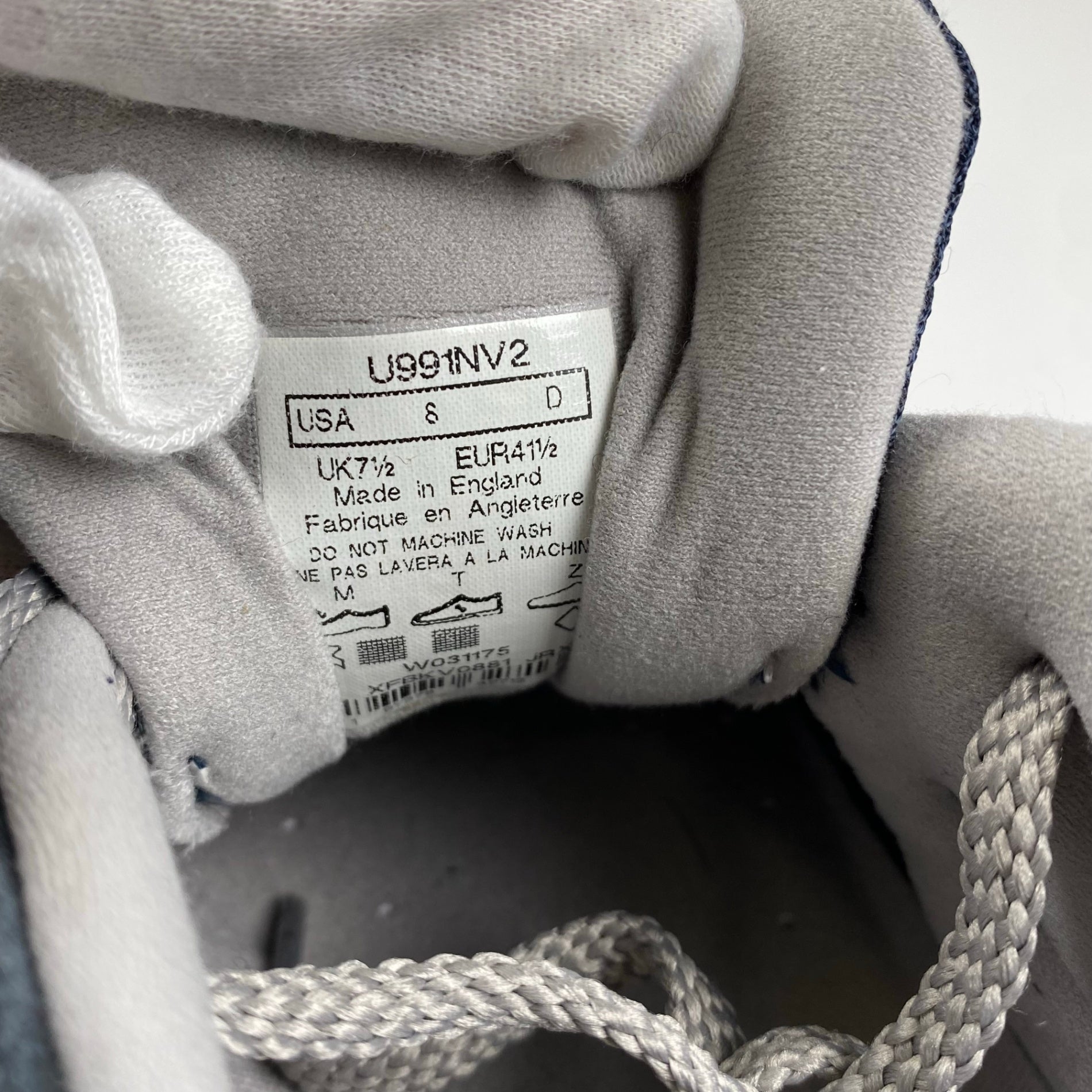 new balance ニューバランス / U991NV2 スニーカー イングランド製 V2 参考定価：34,000+tax SIZE:US8（26cm程度）