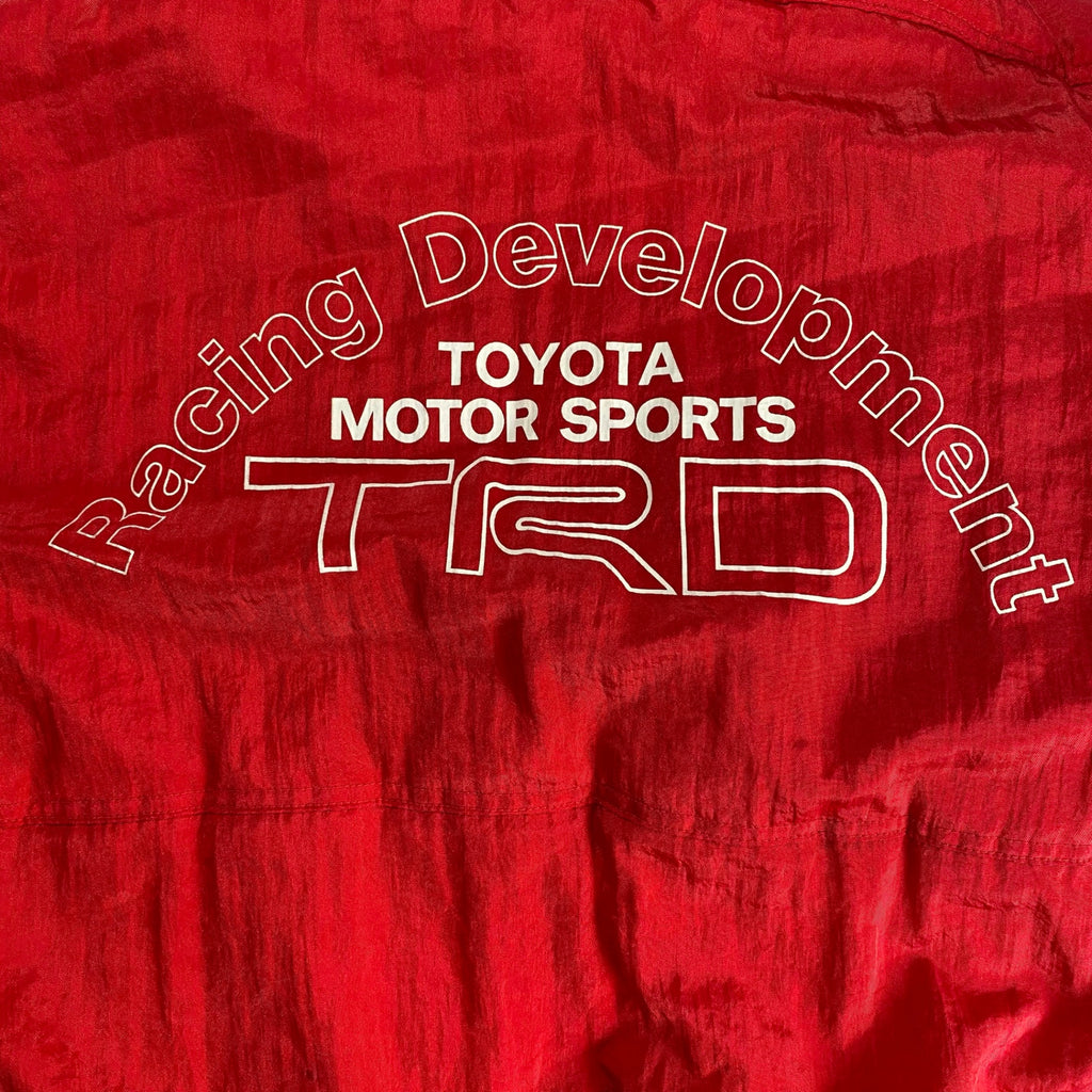 TOYOTA MOTOR SPORT トヨタ / 90s ヴィンテージレーシングジャケット 中綿 当時物 SIZE：L