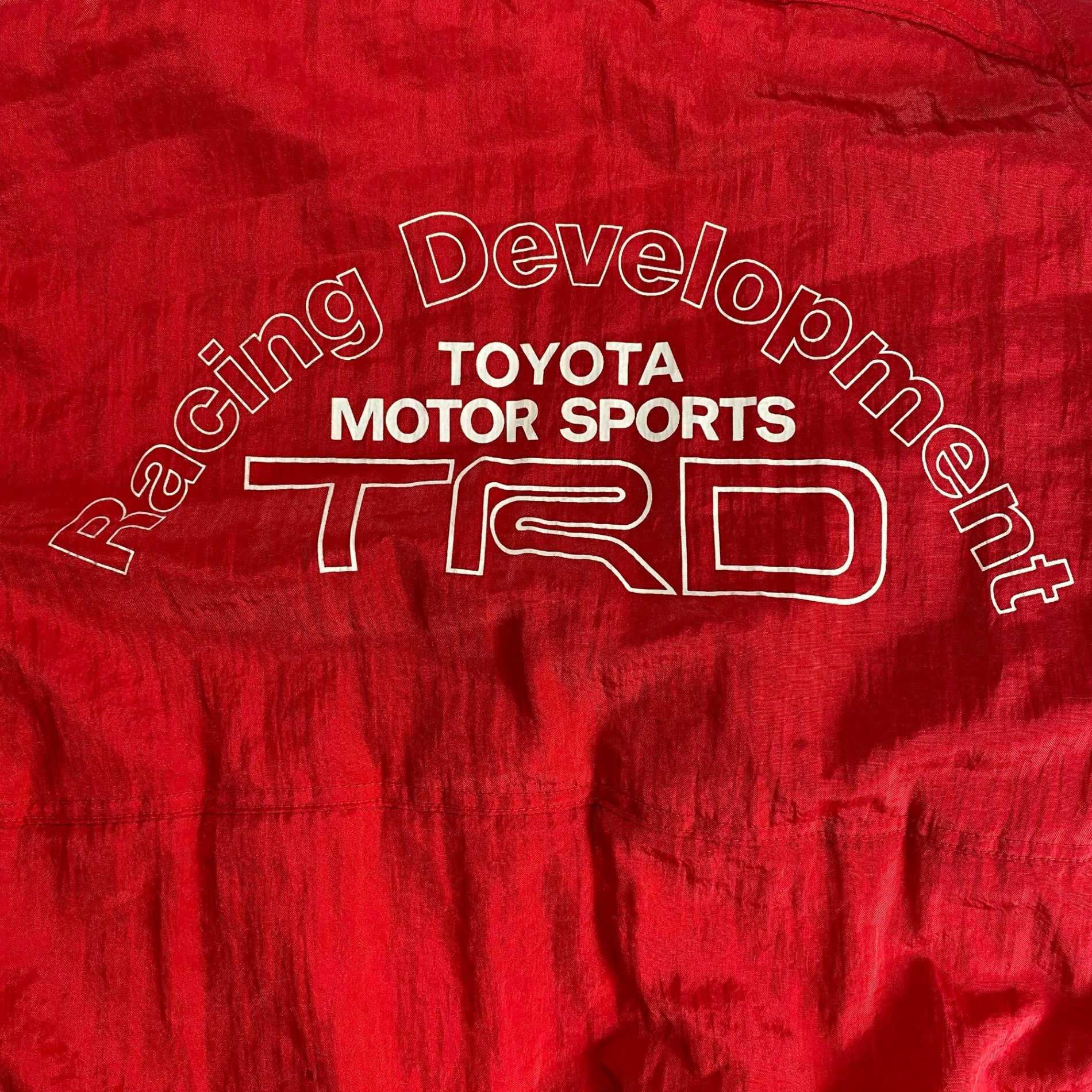 TOYOTA MOTOR SPORT トヨタ / 90s ヴィンテージレーシングジャケット 中綿 当時物 SIZE：L