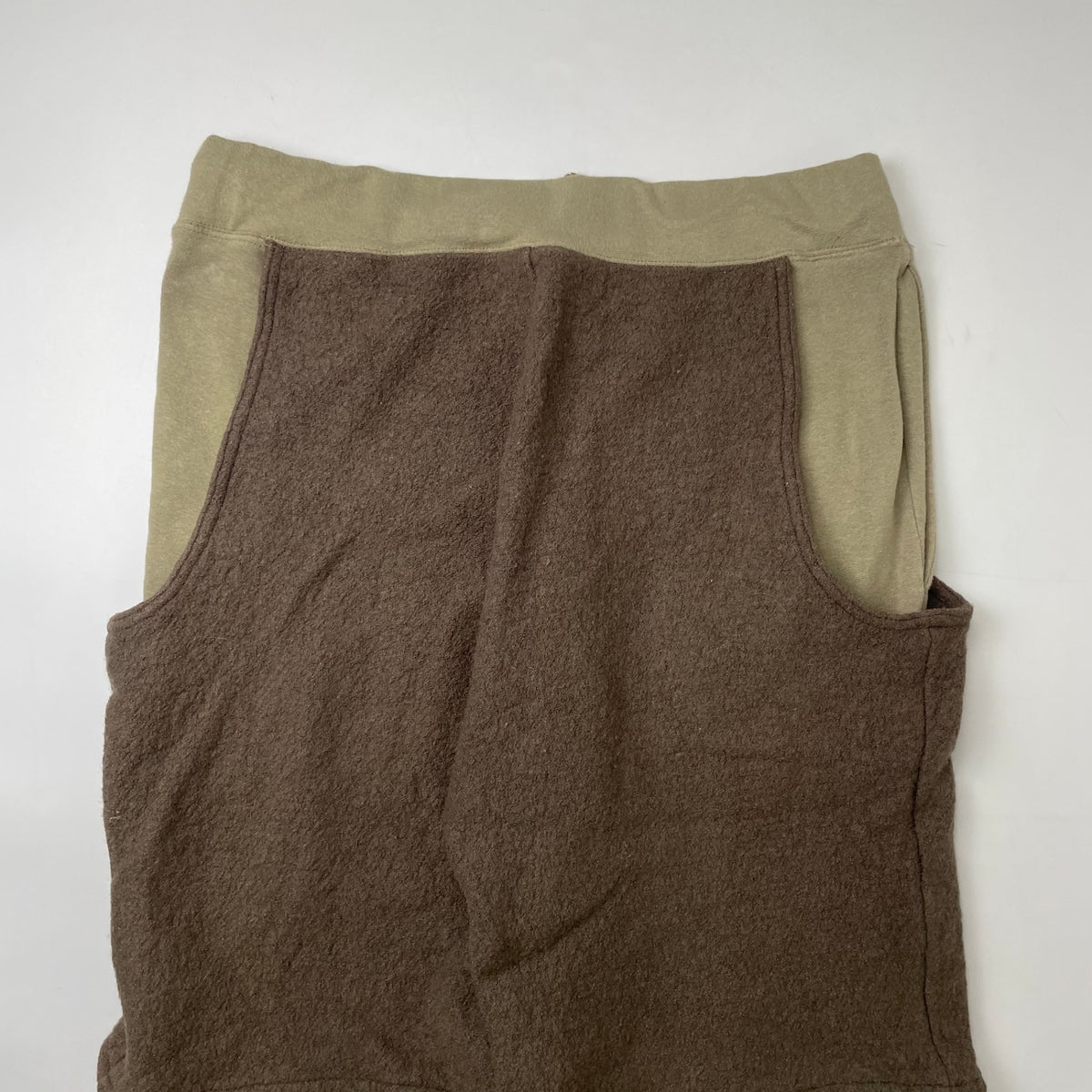 merph / ウール混ドッキング レイヤードスリムイージーパンツ 参考定価：26,000程度 SIZE:1