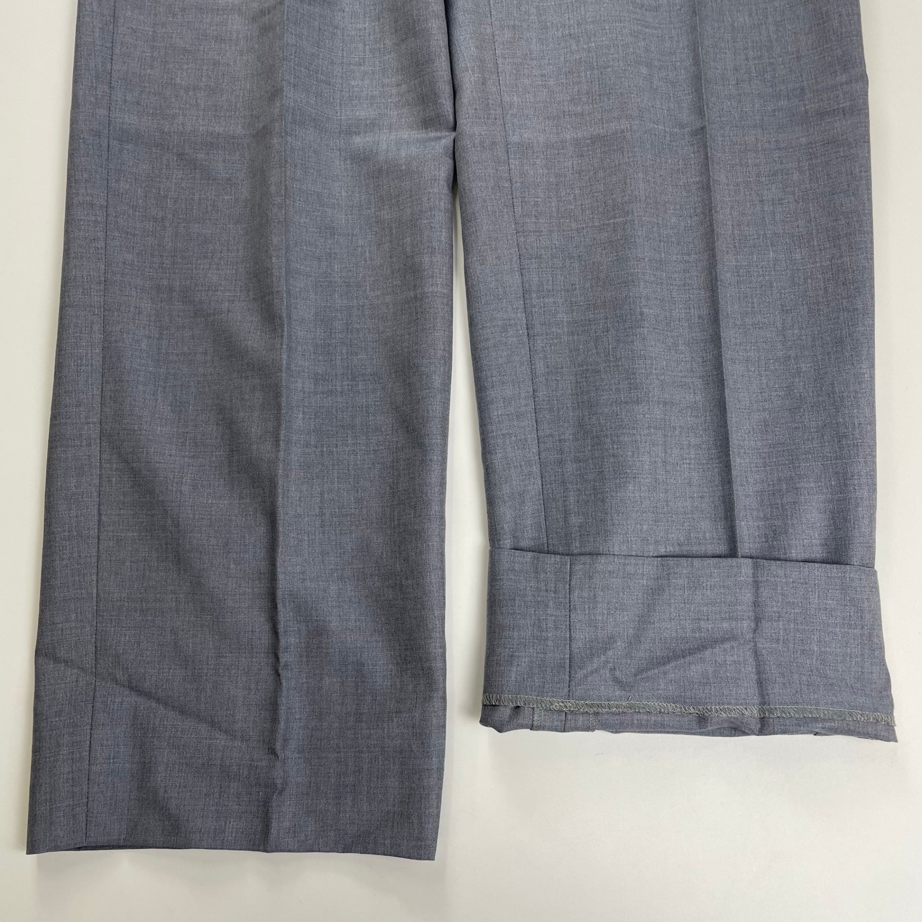 GIORGIO ARMANI ジョルジオ アルマーニ / Super150's スラックス ブルーグレー イタリア製 参考定価：200,000程度 SIZE：38(M程度)