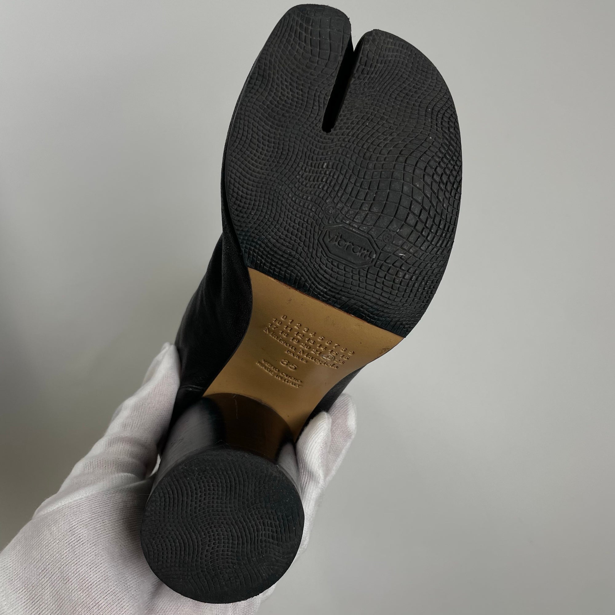 MAISON MARGIELA メゾンマルジェラ / チャンキーヒール タビブーツ 美品 参考定価：200,000程度 SIZE:35(22.5cm程度)