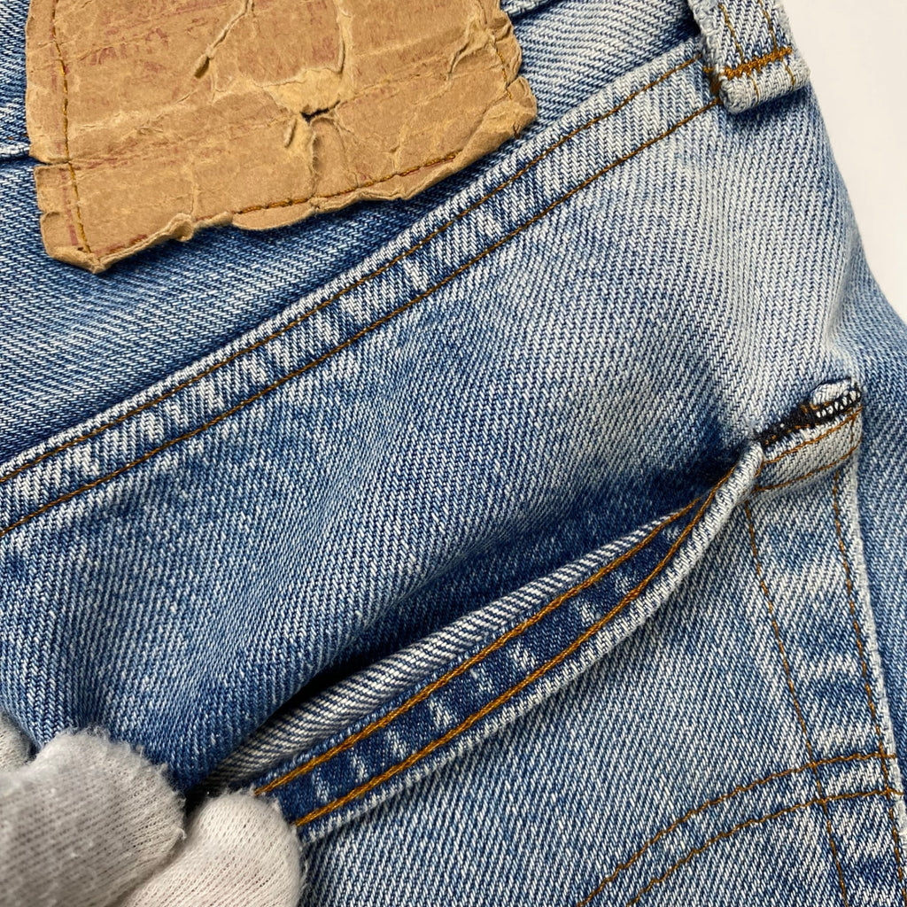 Levi's リーバイス / 赤耳 セルビッジ デニムパンツ エルパソ工場 黒カン SIZE：W74