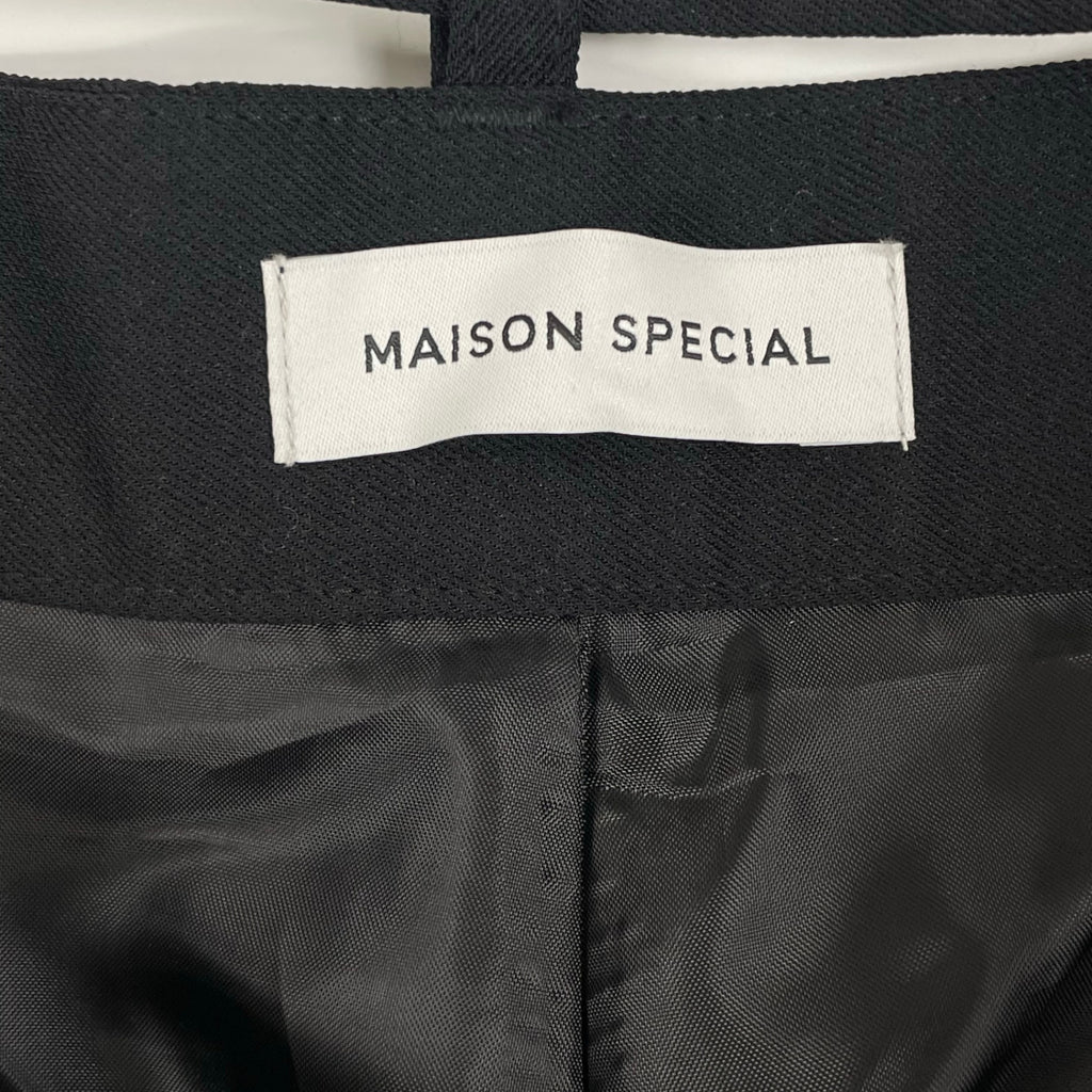 MAISON SPECIAL / ダブルウエストバナナ パンツ 参考定価：20,000+tax SIZE:38