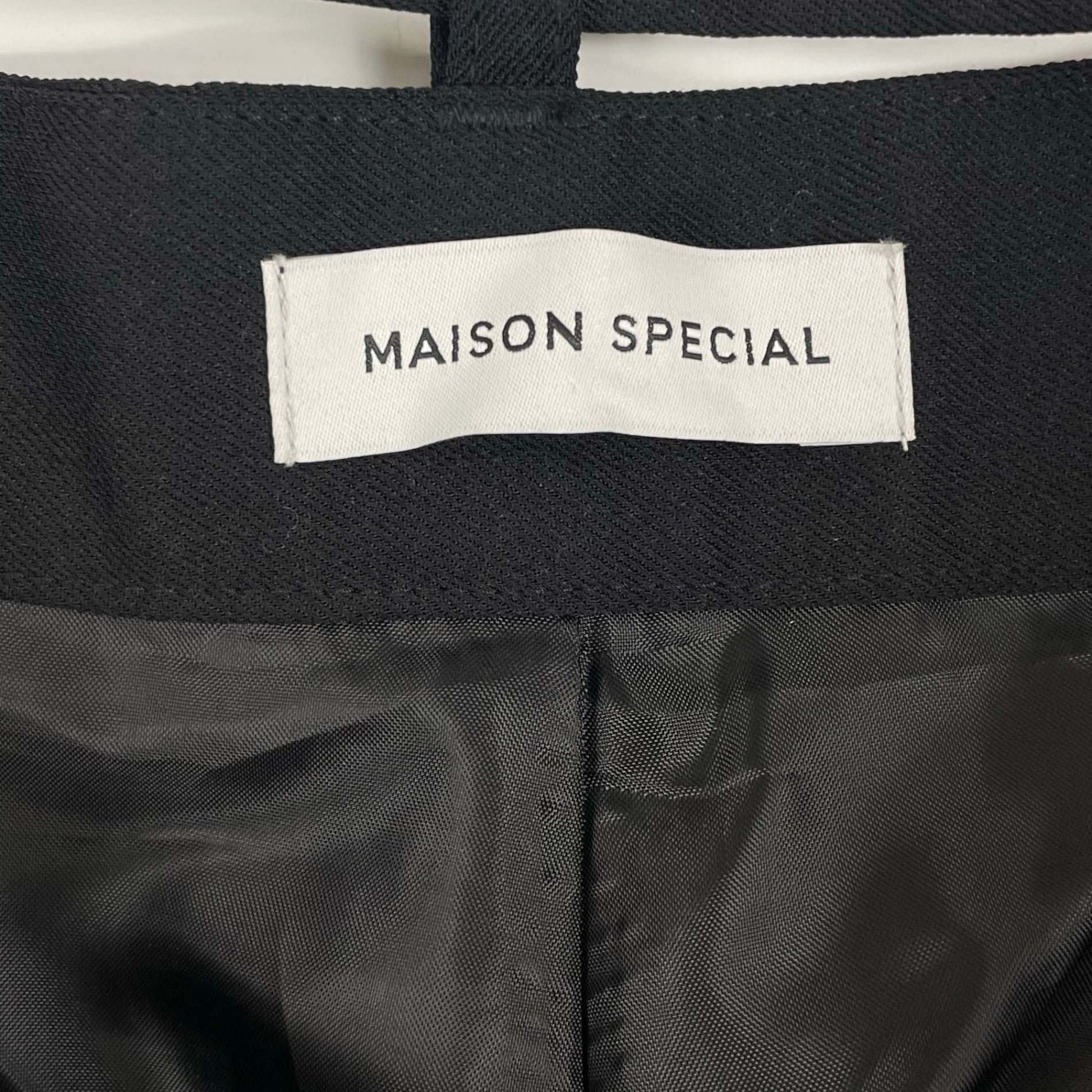 MAISON SPECIAL / ダブルウエストバナナ パンツ 参考定価：20,000+tax SIZE:38