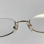 【極美品】 金子眼鏡 × 井戸多美男 職人シリーズ / サンプラチナ アンダーリム 度なしクリアレンズ T429 BWG 参考定価：52,000+tax