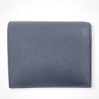 PRADA / 三角プレート 2つ折りサフィアーノウォレット 極美品 参考定価：90,000+tax