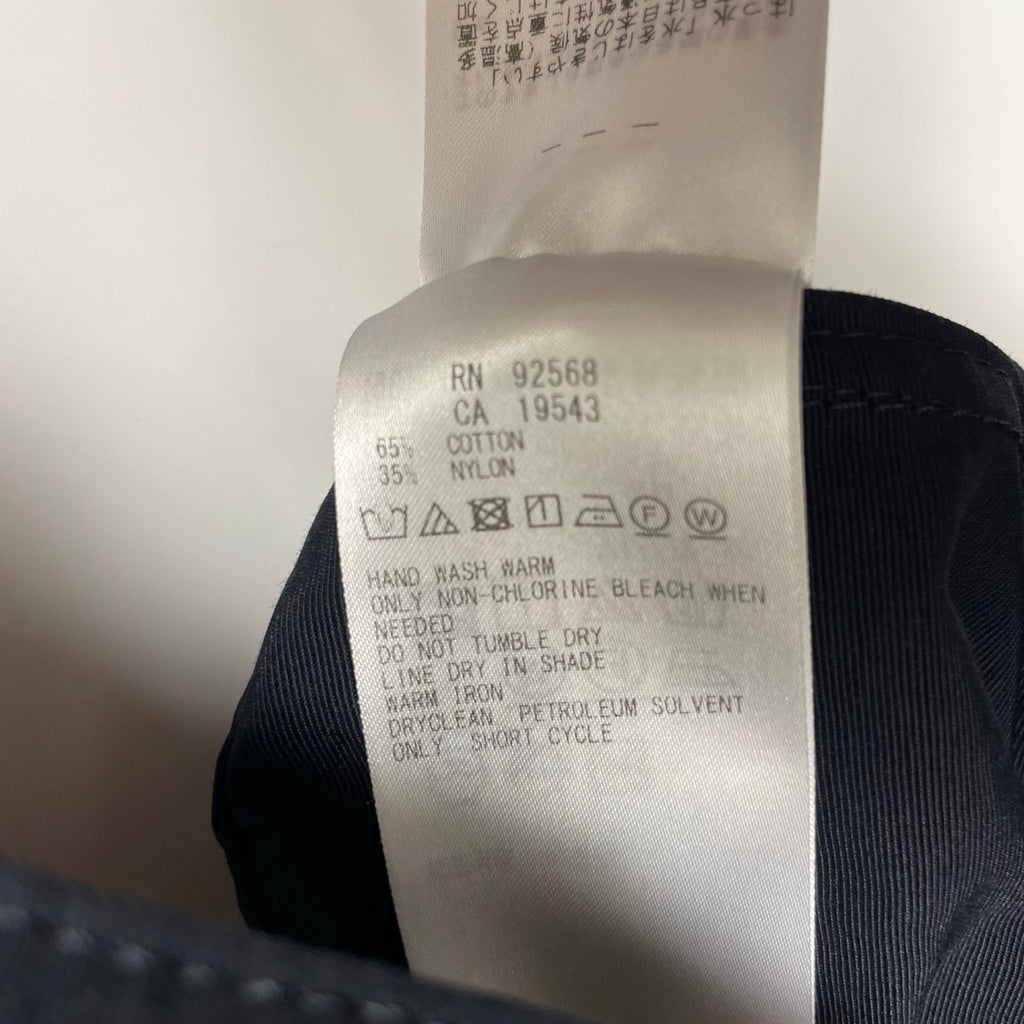自由区 / 【カタログ掲載・撥水加工・洗える】 コットンナイロンタッサーブルゾン ブラック 参考定価：33,600+tax SIZE:7