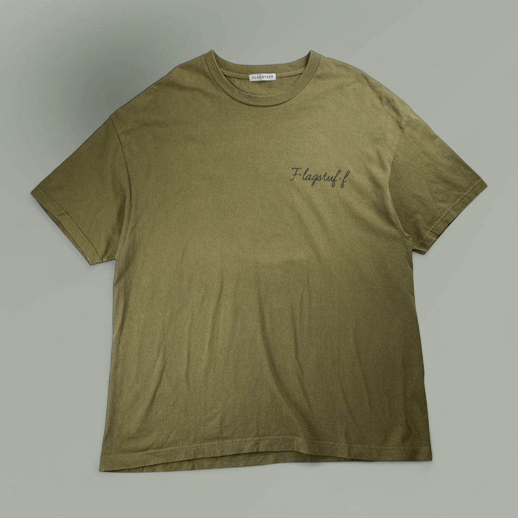 FLAGSTUFF フラグスタフ 鶴仙園 マサスカルプ / Agave TEE アガベ コラボ Tシャツ SIZE:XL