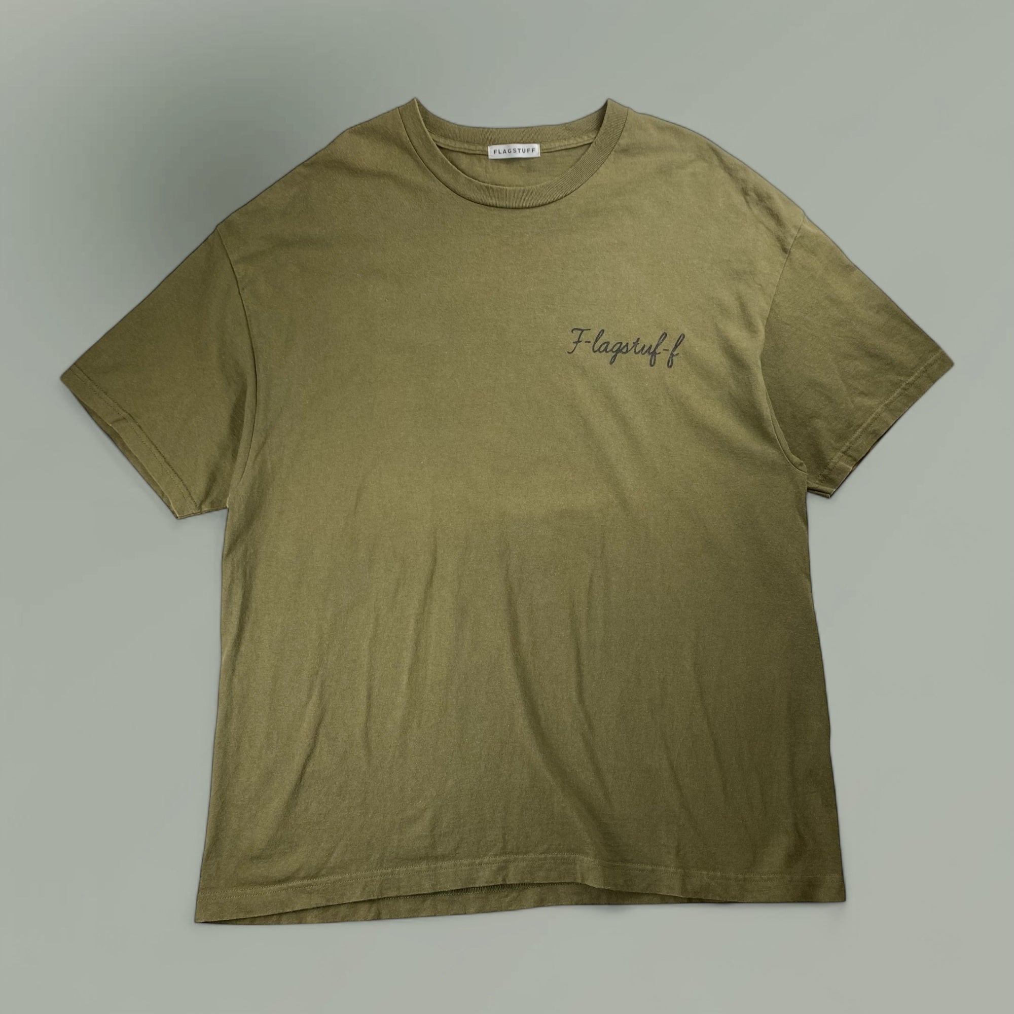 FLAGSTUFF フラグスタフ 鶴仙園 マサスカルプ / Agave TEE アガベ コラボ Tシャツ SIZE:XL