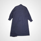 ERIKA CAVALLINI エリカ カヴァリーニ / ドット柄 2WAYシャツワンピース ネイビー 参考定価：50,000程度 SIZE:42