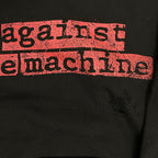 RAGE AGAINST THE MACHINE レイジアゲインストザマシーン / ダメージ加工 オフィシャルパーカー ブラック SIZE：L