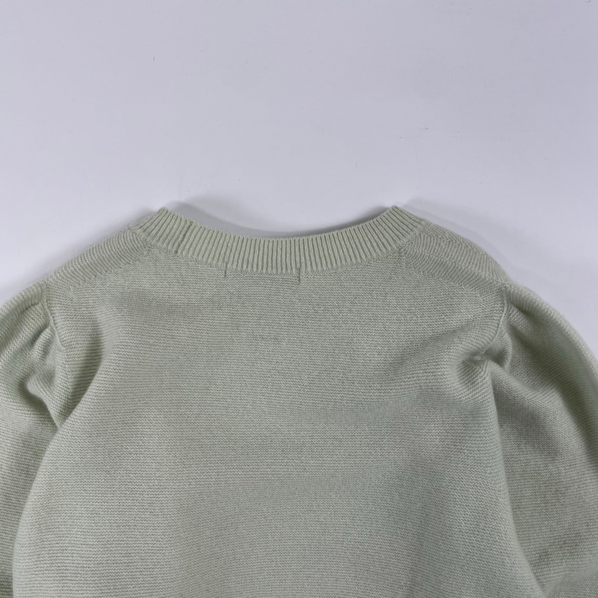 ANAYI / 紡毛ガーターペザントパフ プルオーバー 参考定価：26,000+tax SIZE:38