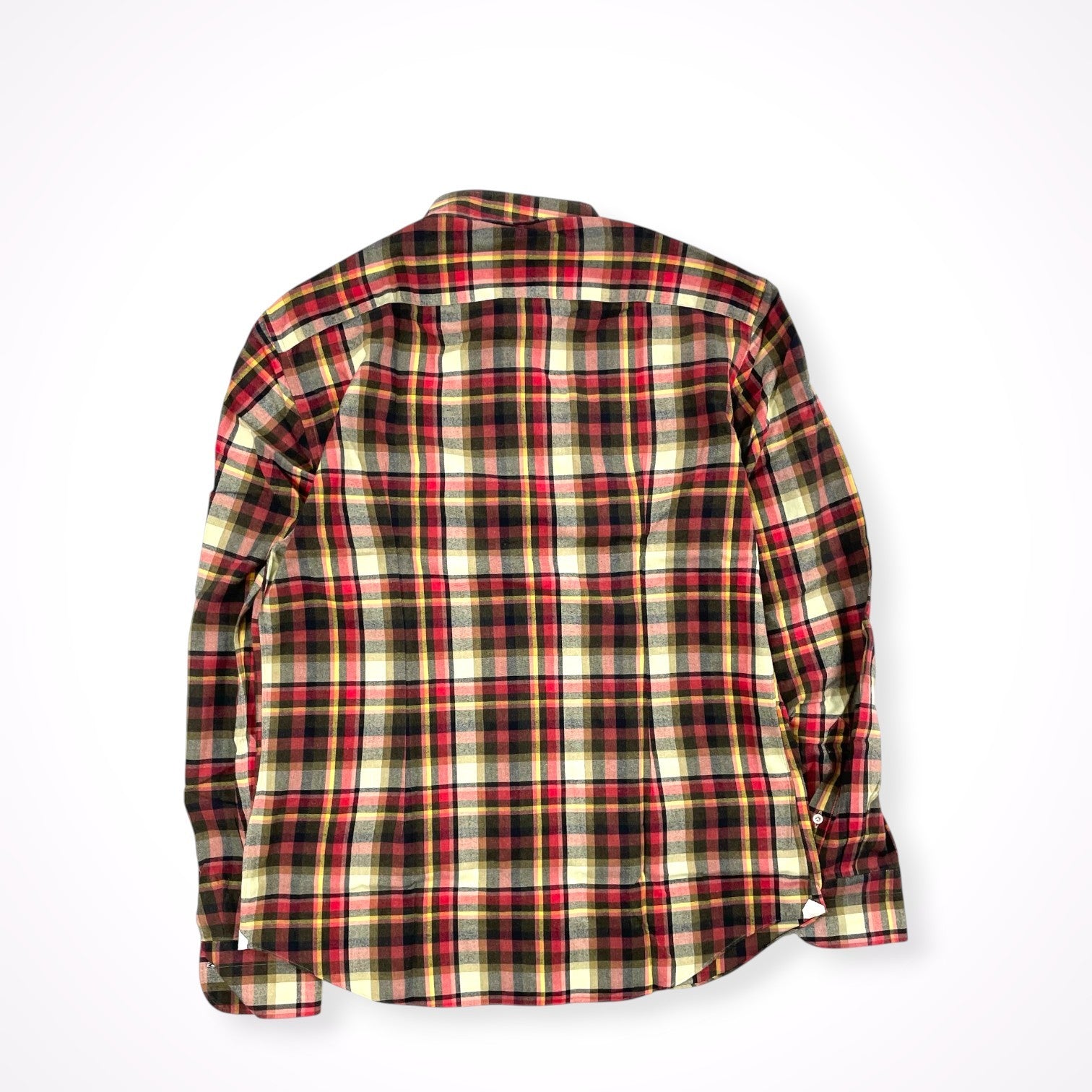 Errico Formicola / コットンチェックシャツ 参考定価：40,000程度 SIZE:M