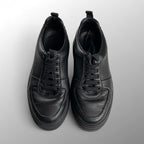 Salvatore Ferragamo サルバトーレ フェラガモ / ガンチーニ レザー スニーカー ブラック レディース SIZE：8（25.5cm程度）