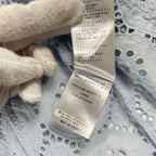 ISABELLE BLANCHE イザベルブランシュ / カットワークレースブラウス 参考定価：39,000+tax SIZE:XXS