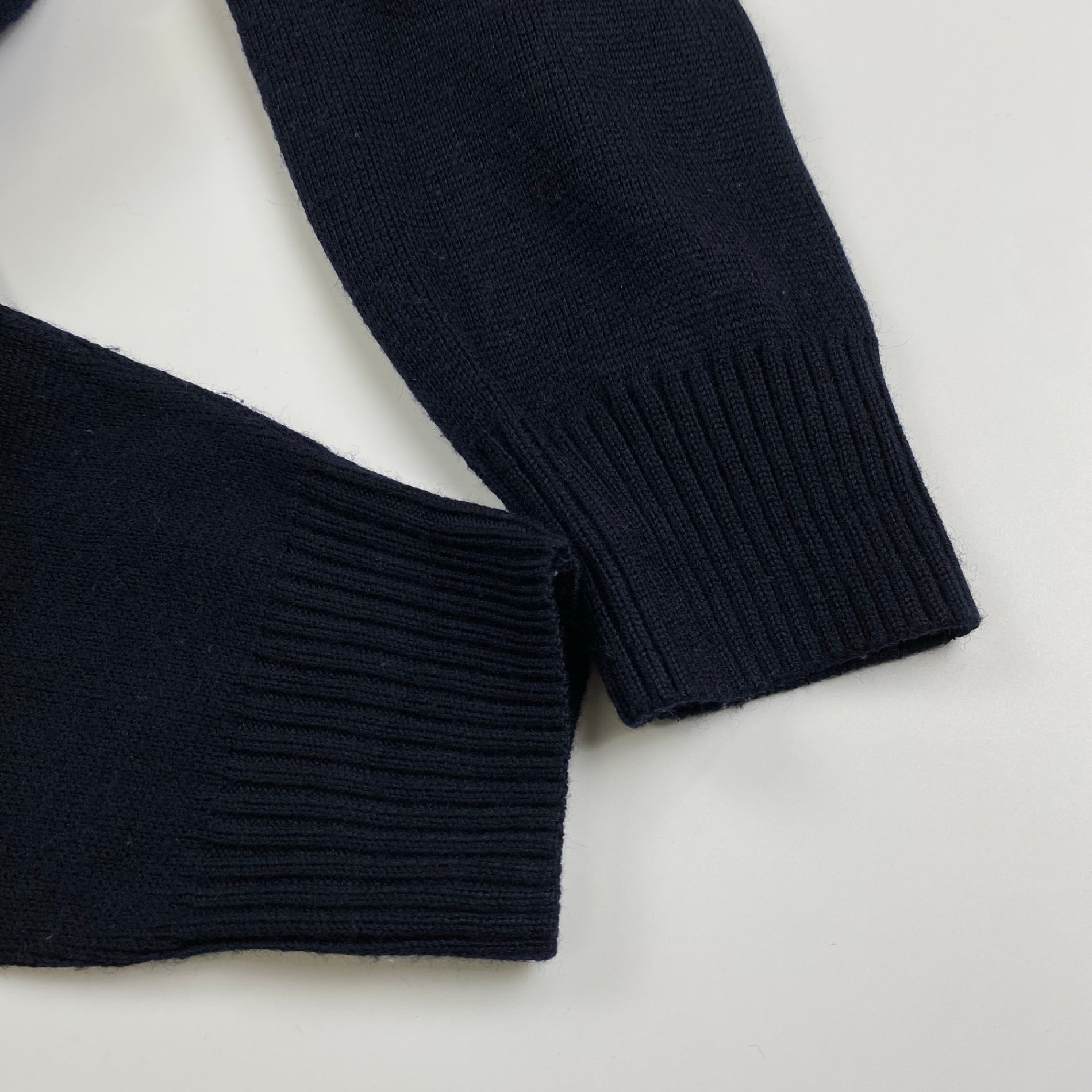 FRED PERRY フレッドペリー / スリーブロゴ ジャガードロゴニット SIZE:M