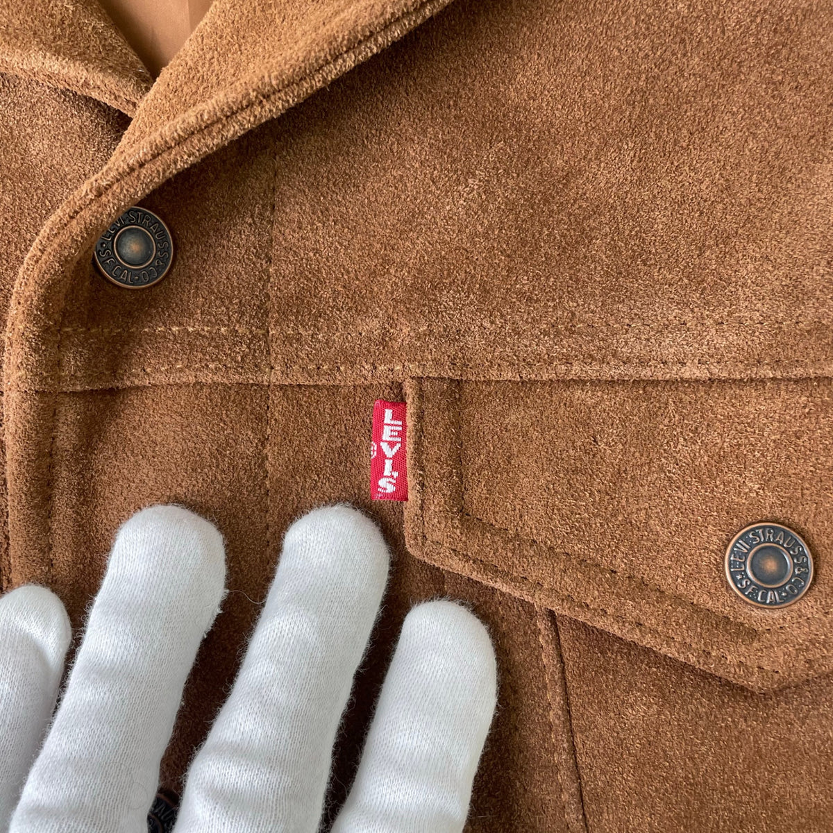 Levi's × JOURNAL STANDARD / 別注 TYPEⅢ スウェードトラッカージャケット 参考定価：48,000+tax SIZE:M