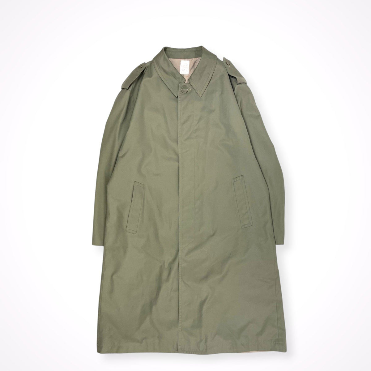 EURO VINTAGE / フランス軍 ロングオフィサーコート SIZE:L
