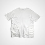 COMME des GARCONS HOMME コムデギャルソンオム / 異素材 フロントポケットTEE Tシャツ ホワイト SIZE:M