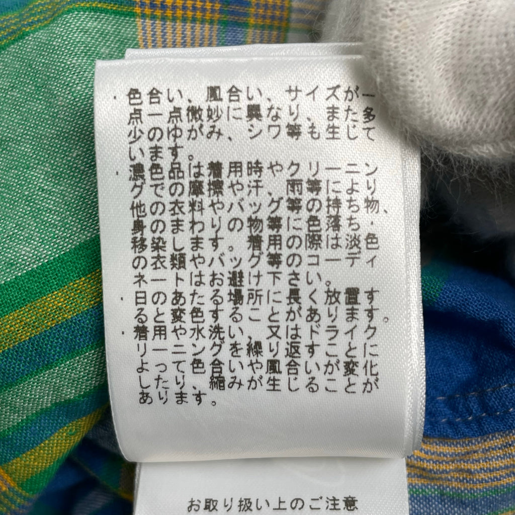 BEAMS PLUS ビームスプラス / BD MADRAS マドラスチェック ボタンダウンシャツ 参考定価：14,000+tax SIZE:M