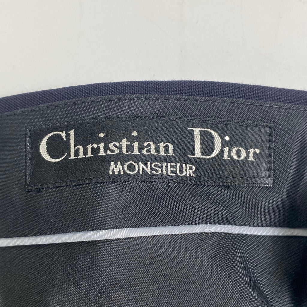 Christian Dior MONSIEUR クリスチャンディオール ムッシュ / ヴィンテージスラックス 2タック ネイビー SIZE:W82