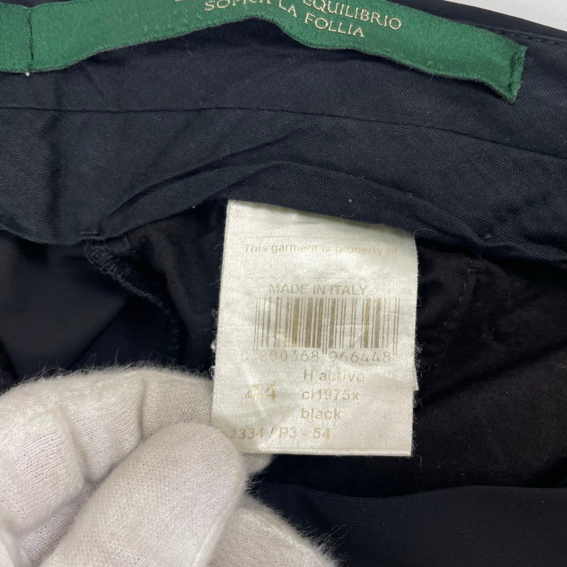 Berwich / H ACTIVEスラックス ブラック 干場義雅別注 SIZE:44