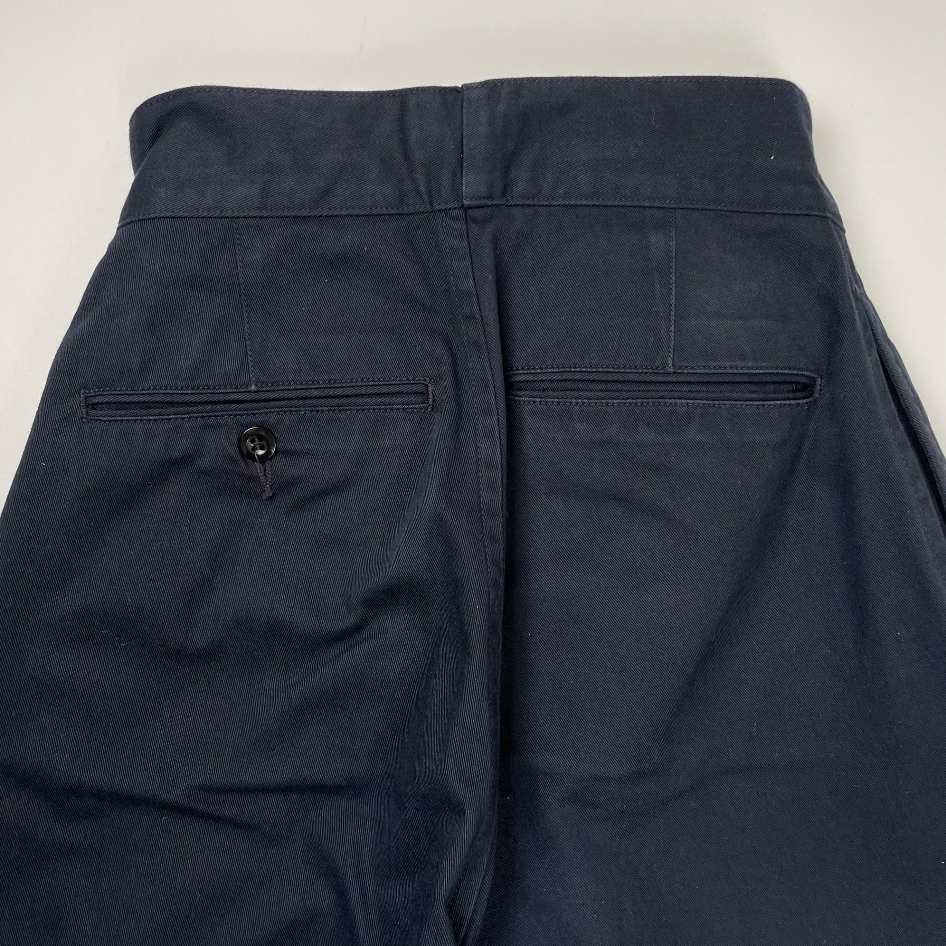 LENO リノ / Double Belted Gurkha Trousers グルカパンツ ネイビー 参考定価：23,000+tax SIZE:1