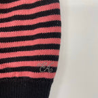 EMPORIO ARMANI エンポリオ アルマーニ / ラインストーン ボーダーニット帽 未使用品 SIZE：S