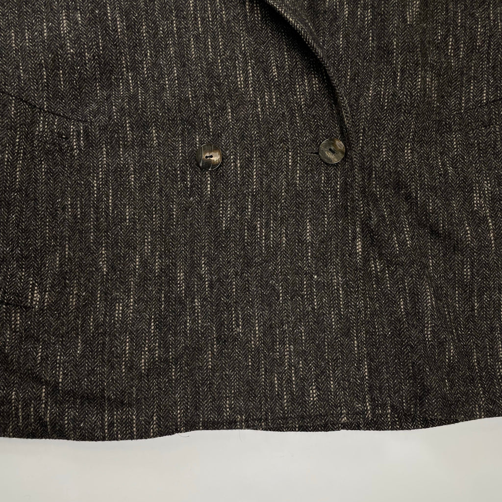 the jump YACCOMARICARD ザ ジャンプ ヤッコマリカルド / シルクMIX ダブルブレスト ワイドジャケット 参考定価：40,000程度 SIZE:FREE