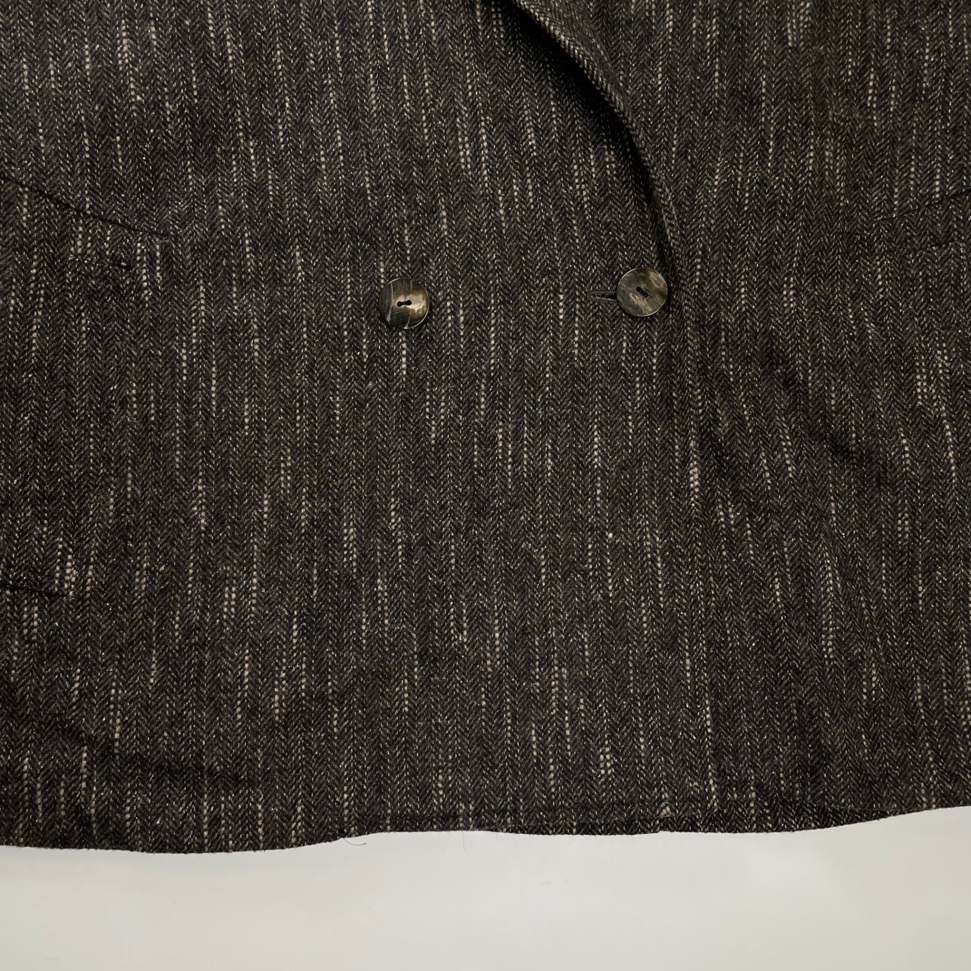 the jump YACCOMARICARD ザ ジャンプ ヤッコマリカルド / シルクMIX ダブルブレスト ワイドジャケット 参考定価：40,000程度 SIZE:FREE