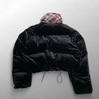 ZEMETA ゼメタ / ベロア インサレーションジャケット クロップド 参考定価：40,000程度 SIZE:M